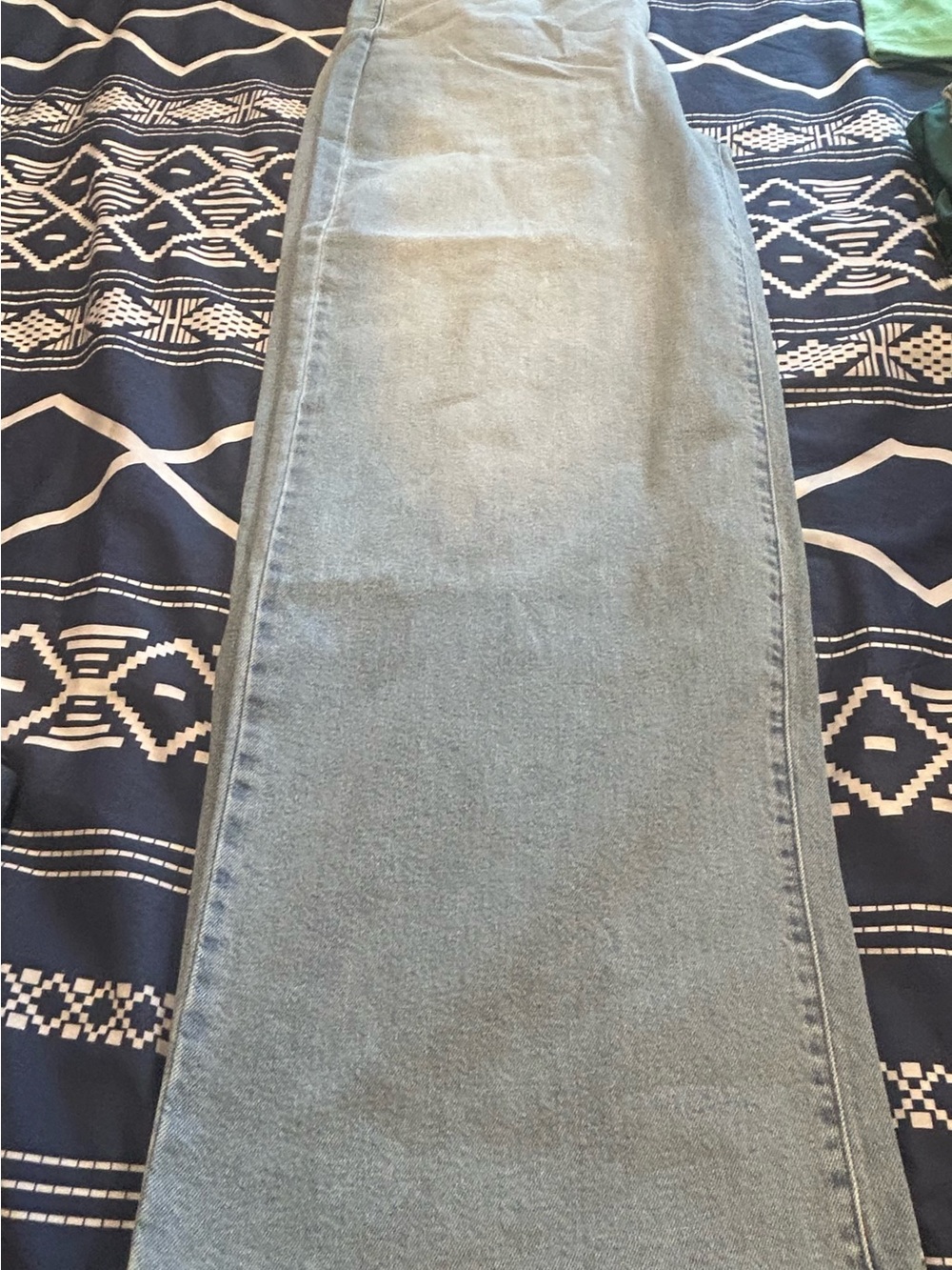 Women's Light Blue Straight-Leg Jeans